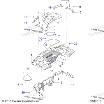 BODY, REAR RACK A19SXA85B1/B4/SXE85BC/B9/ZBJ