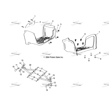 SWING ARM/FOOTREST /CB/CC