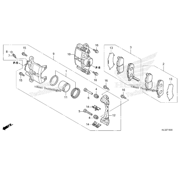 FRONT BRAKE CALIPER