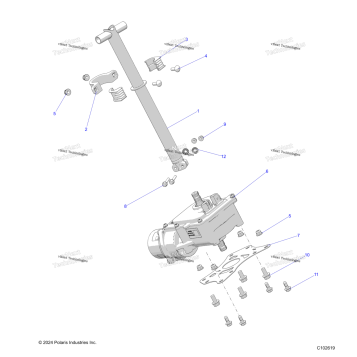 STEERING, STEERING POST ASM