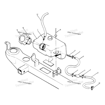 OIL TANK ASSEMBLY BIG BOSS 4X6