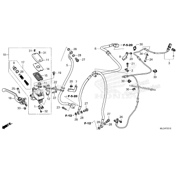 FRONT BRAKE MASTER CYLINDER