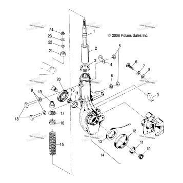 SUSPENSION, STRUT, FRONT