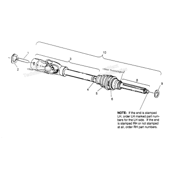 CV JOINT 4X4 300