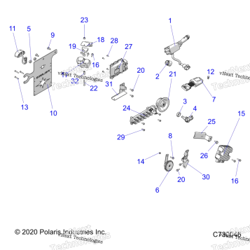 ELECTRICAL, WIRE HARNESS COMPONENTS, AND LICENSE PLATE