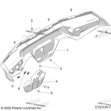 BODY, REAR BUMPER