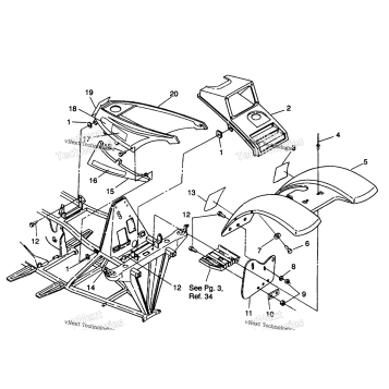 FRONT CAB ASSEMBLY 4X4 350L
