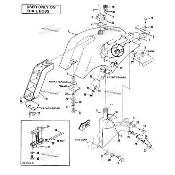 FUEL TANK ASSEMBLYTRAIL BOSS