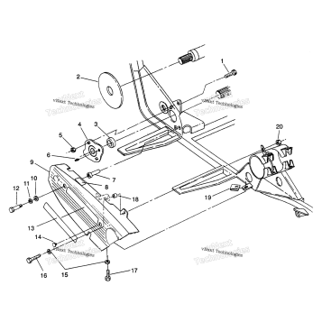 CHAIN COVER ASSEMBLY 4X4 350L