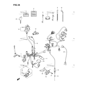 WIRING HARNESS (MODEL K4/K5)