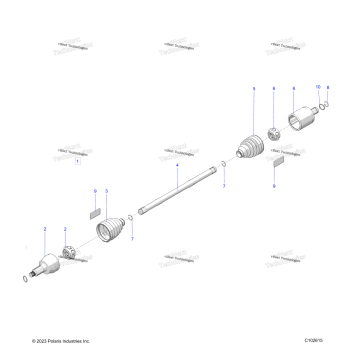 DRIVE TRAIN, FRONT DRIVE SHAFT