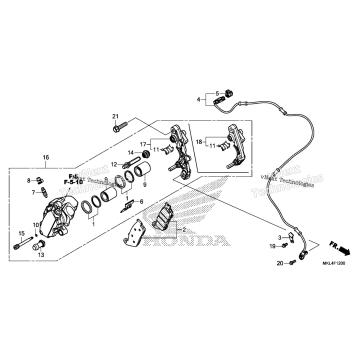 FRONT BRAKE CALIPER