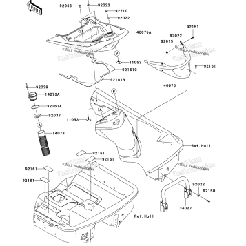 HULL REAR FITTINGS