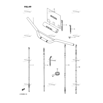 HANDLEBAR - CONTROL CABLE