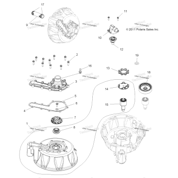 ENGINE, COOLING SYSTEM & WATER PUMP