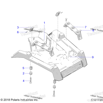 BODY, FRONT RACK