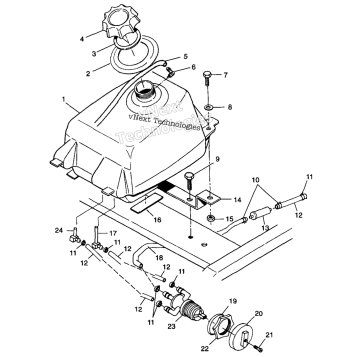 FUEL TANK SCRAMBLER 400