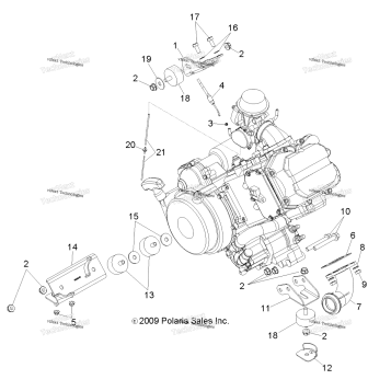 ENGINE, MOUNTING