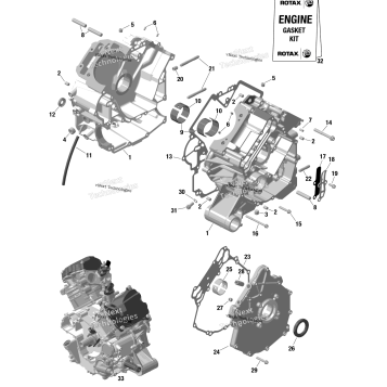 ROTAX - CRANKCASE