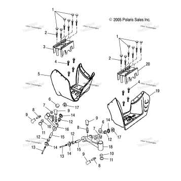 SWING ARM/FOOTREST /CB/CD