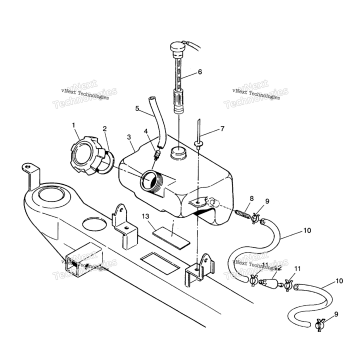 OIL TANK ASSEMBLY SPORTSMAN 4X4