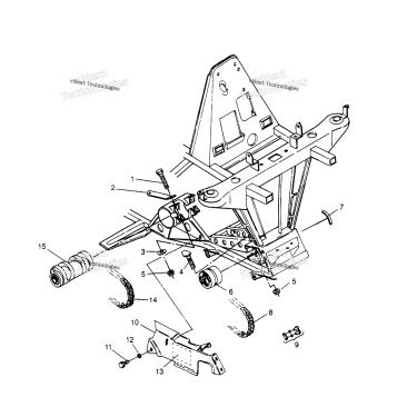 FRONT DRIVE ASSEMBLY SPORTSMAN 4X4