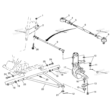 AARM/STRUT MOUNTING SPORT 400L
