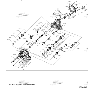 DRIVE TRAIN, MAIN GEARCASE