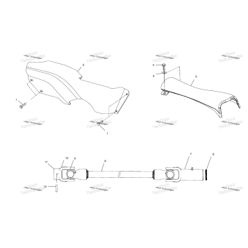 PROP SHAFT A02BG50AA/AC