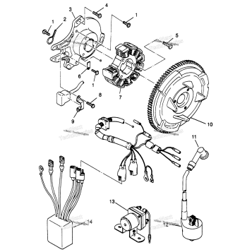 MAGNETO ASSEMBLY SPORTSMAN 4X4