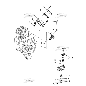 OIL PUMP SPORT 400L W97BA38C (4940124012D002)