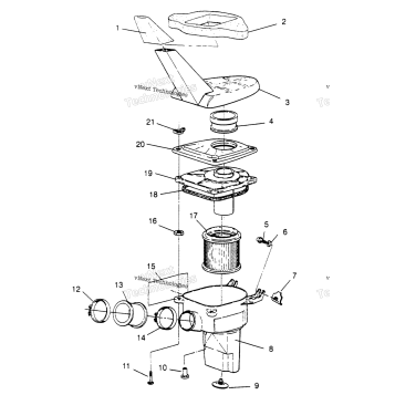 AIR BOX ASSEMBLY 6X6 400L