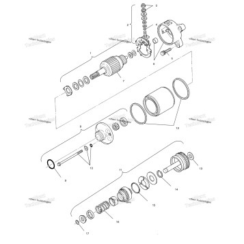 STARTING MOTOR A02BG50AA/AC