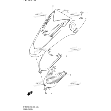 CENTER FENDER