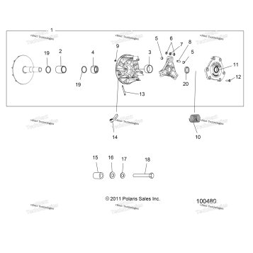 DRIVE TRAIN, PRIMARY CLUTCH