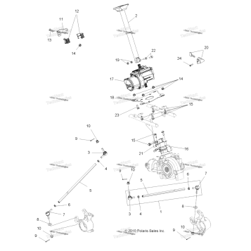 STEERING, STEERING POST ASM