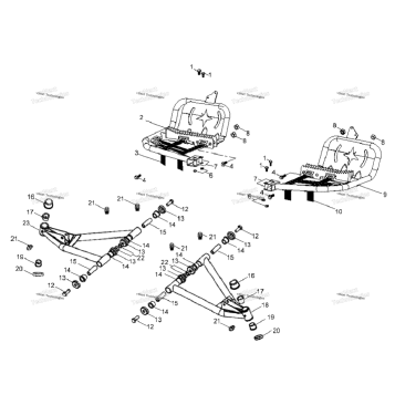 CHASSIS, AARM & FOOTREST A08KA09AC