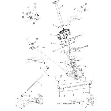 STEERING, STEERING POST ASM