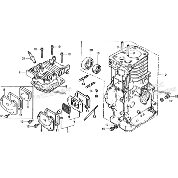CYLINDER BARREL + CYLINDER HEAD