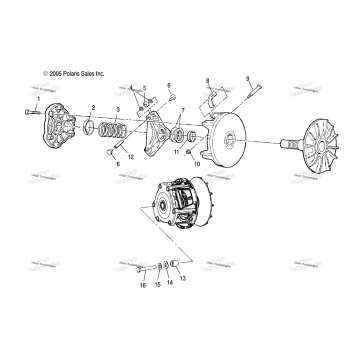DRIVE TRAIN, PRIMARY CLUTCH