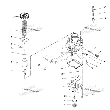 CARBURETOR ASSEMBLY TRAIL BLAZER