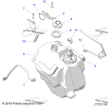 BODY, FUEL TANK ASM