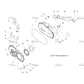 BODY, CLUTCH COVER