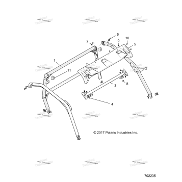 CHASSIS, CAB FRAME