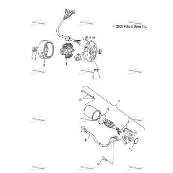 GENERATOR/STARTING MOTOR /CB