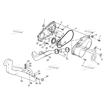 CLUTCH COVER XPLORER 400L