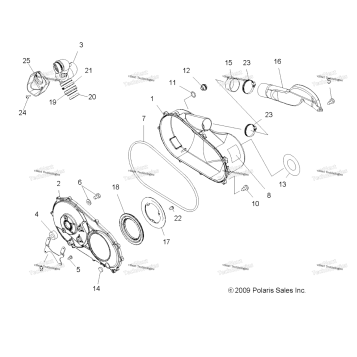 BODY, CLUTCH COVER