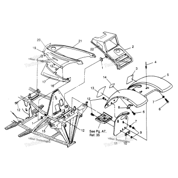 FRONT CAB ASSEMBLY 4X4 400L