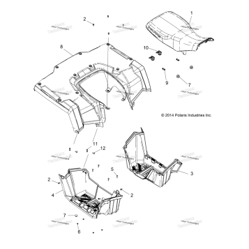 BODY, REAR CAB, SEAT & FOOTWELLS