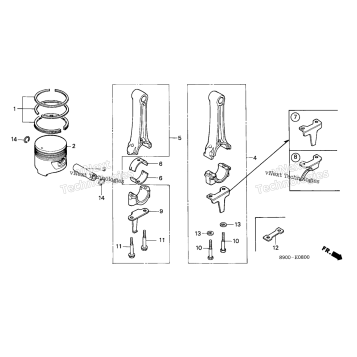 PISTON + CONNECTING ROD #2